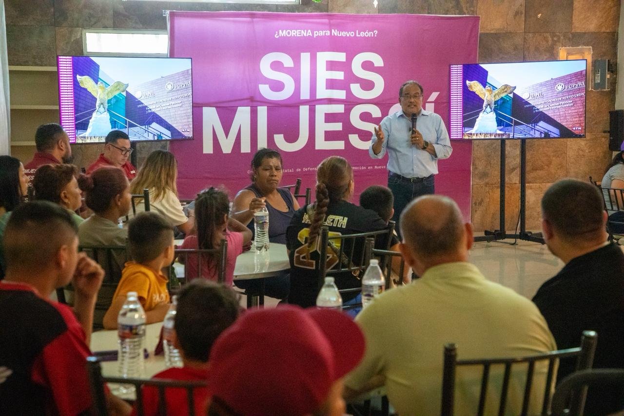 Reciben vecinos de Monterrey a Andrés Mijes y piden la transformación para todos