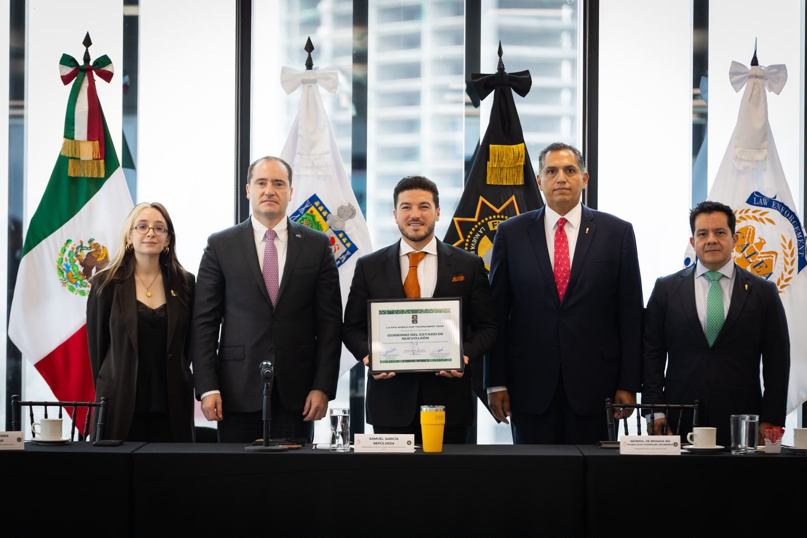 Reconoce la FIFA al Gobierno Estatal de Nuevo León y a la Mesa de Seguridad por mantener un trabajo coordinado