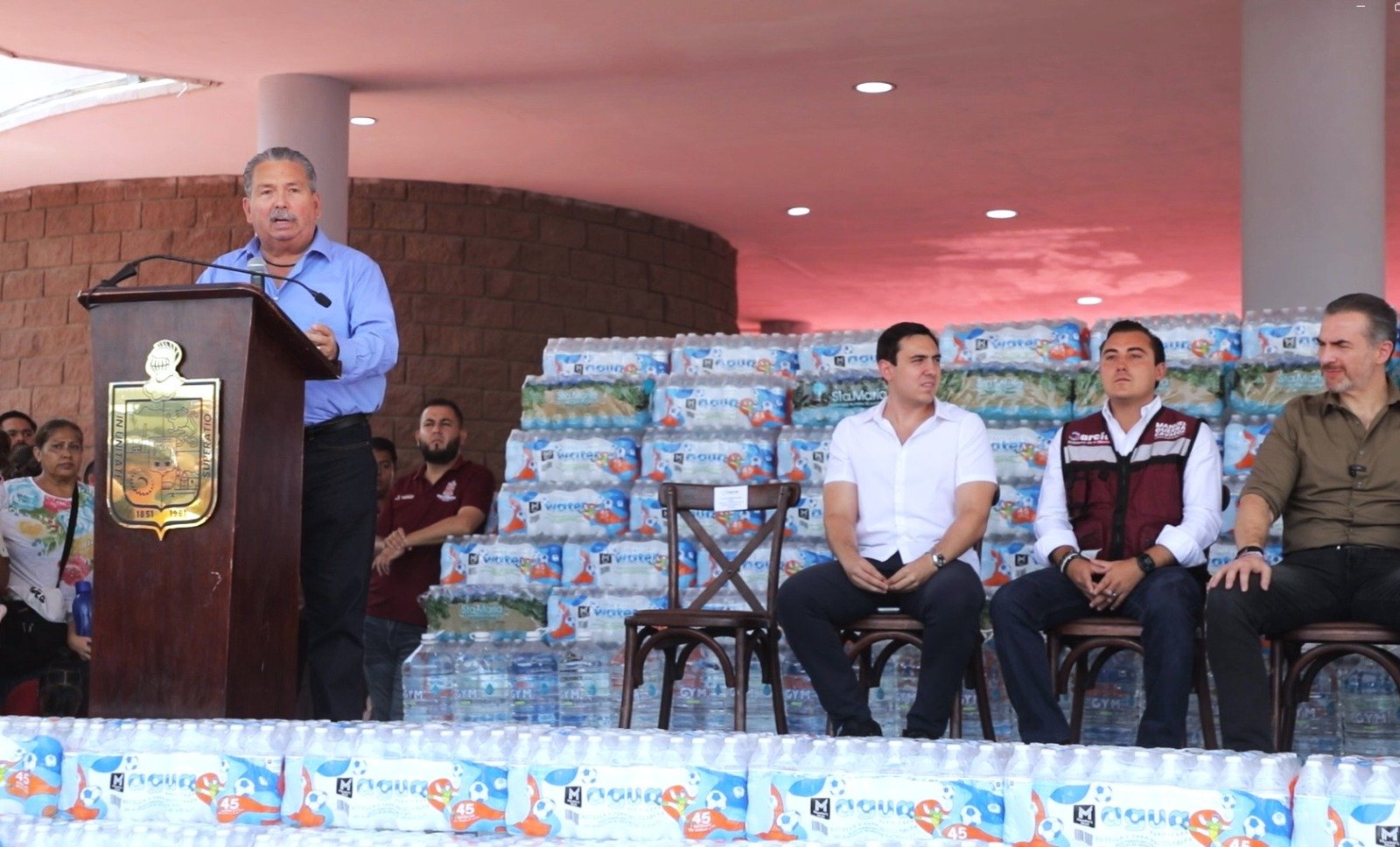 Se une Municipio de Escobedo en apoyo solidario con agua para García