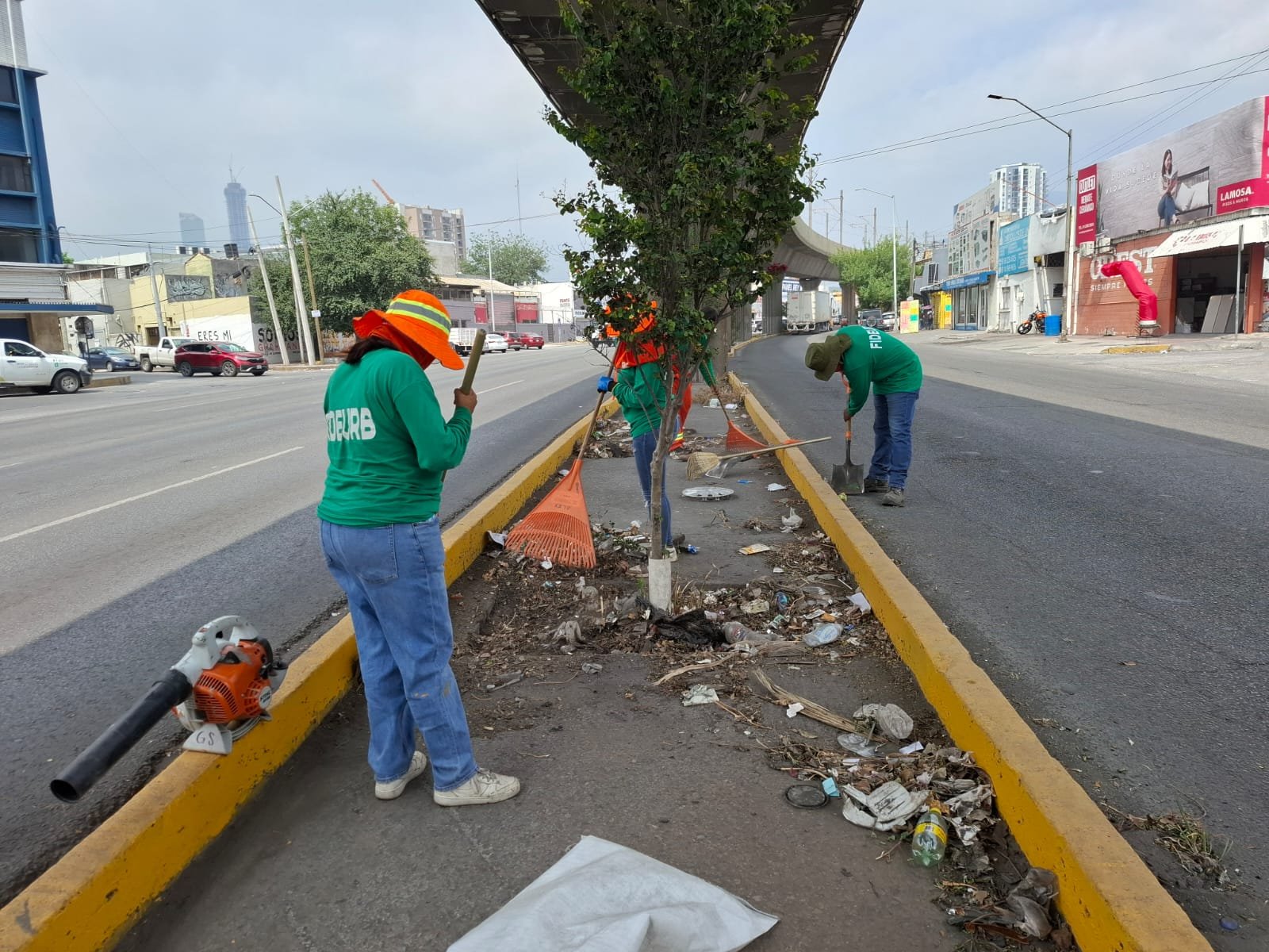 Fortalece Fiderurb acciones de limpieza urbana