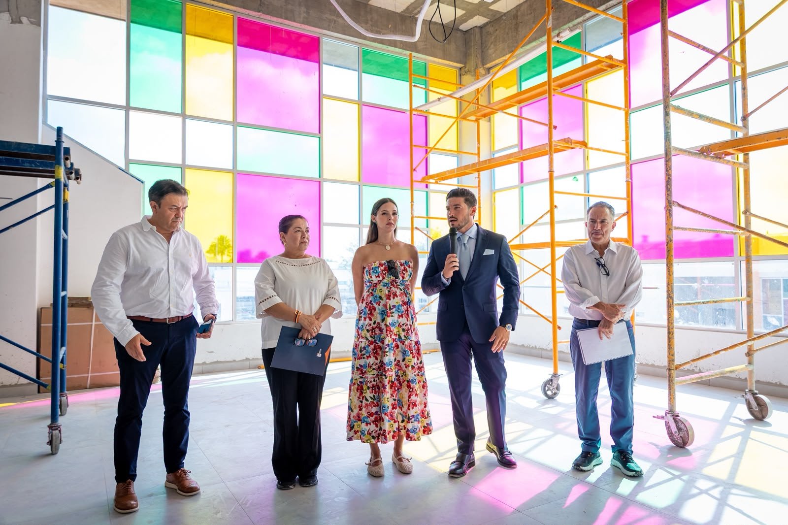 Supervisan Samuel y Mariana avances del nuevo CITEA