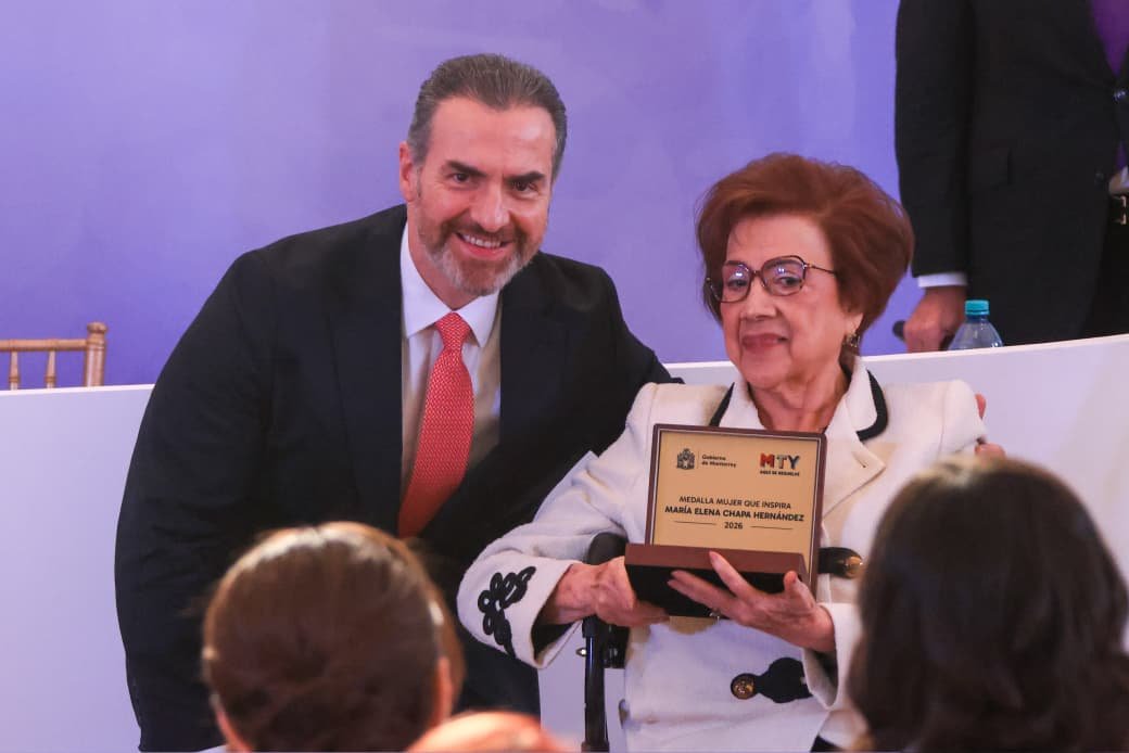 Reconoce Monterrey a mujeres destacadas con la Medalla “Mujer que Inspira, María Elena Chapa” 2026