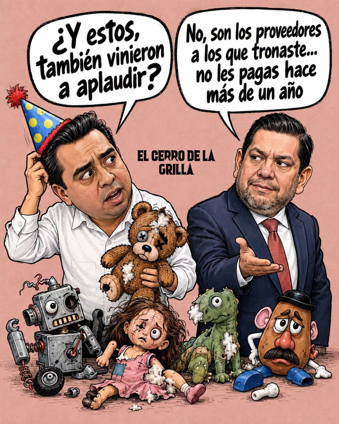 CHUY NAVA LLENA SU INFORME… DE CUENTAS POR COBRAR