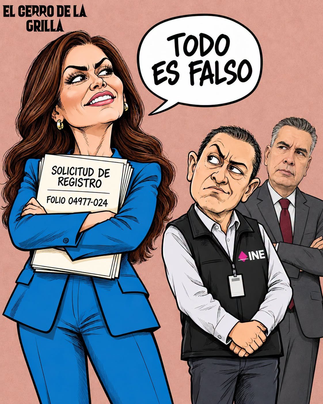 KARINAZA NIEGA QUE HAYA BUSCADO REGISTRO
