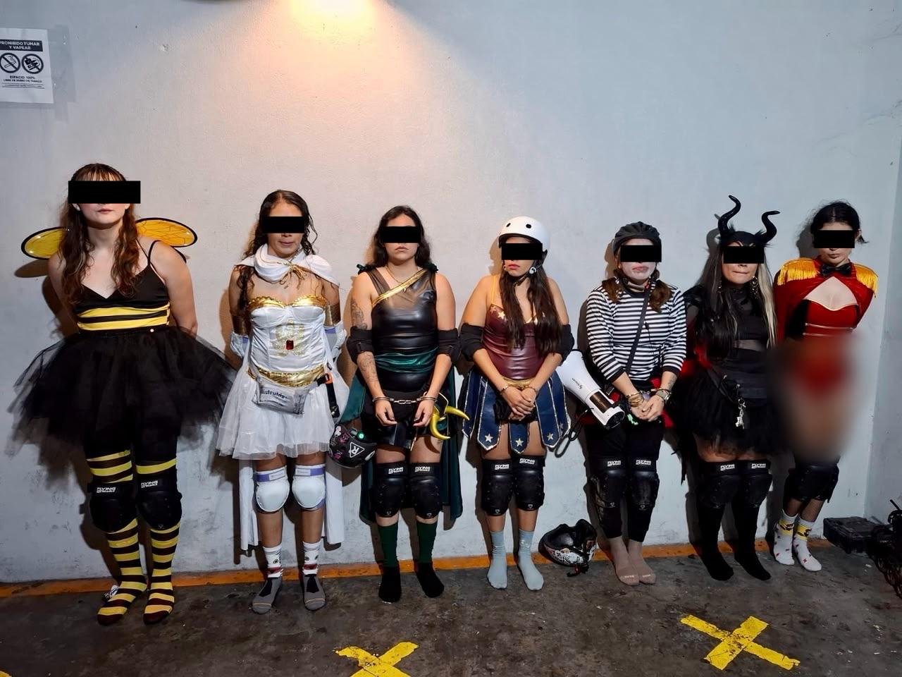 Detienen a 24 patinadores en San Pedro por realizar recorrido sin aviso previo